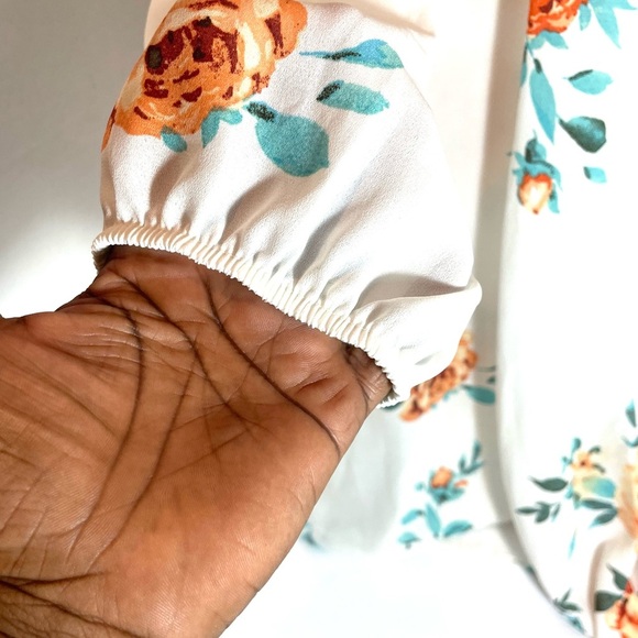 Accent Floral Print Women's Blouse Top Size 2X/3X  Casual, Lightweight,  Flowy - Picture 5 of 16